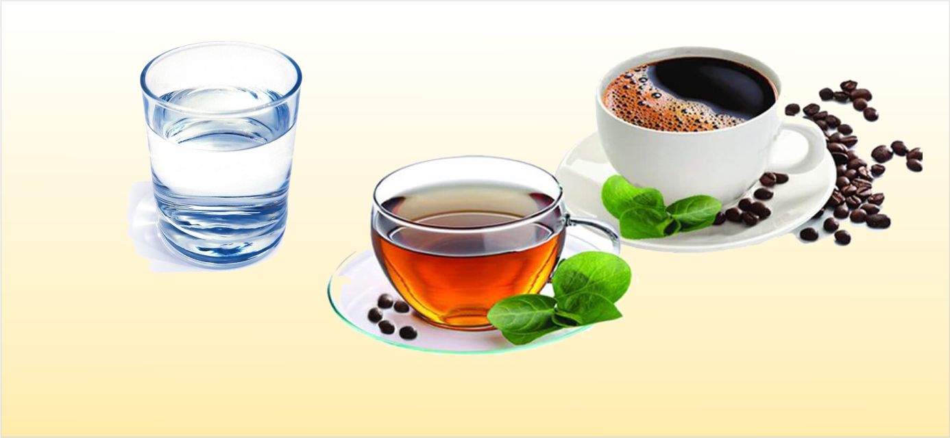 Чай и кофе ≠ вода?